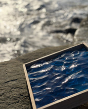"Cove" - Dark Blue & Aqua