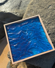 "Cove" - Dark Blue & Aqua