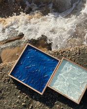"Cove" - Dark Blue & Aqua