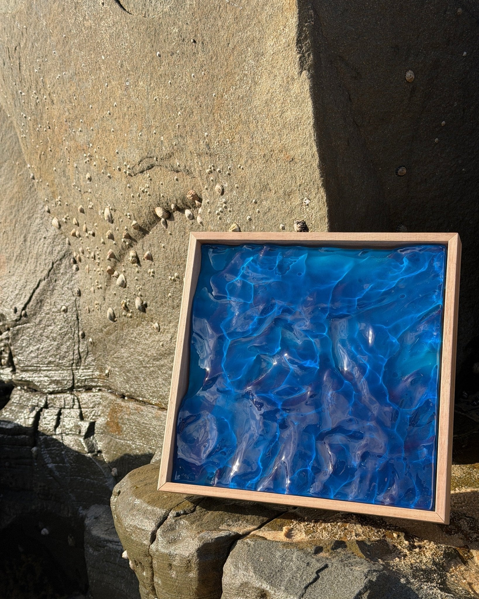 "Cove" - Dark Blue & Aqua