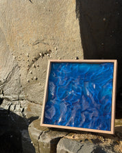 "Cove" - Dark Blue & Aqua