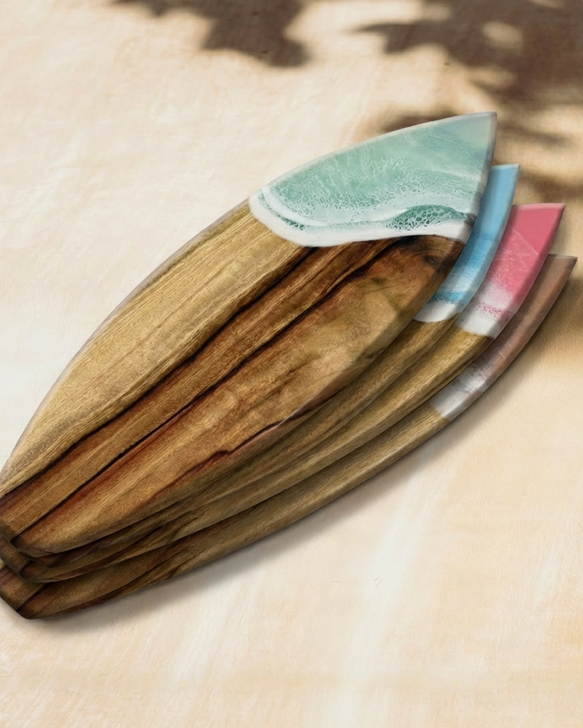 Large Surfboard Resin Cheeseboard