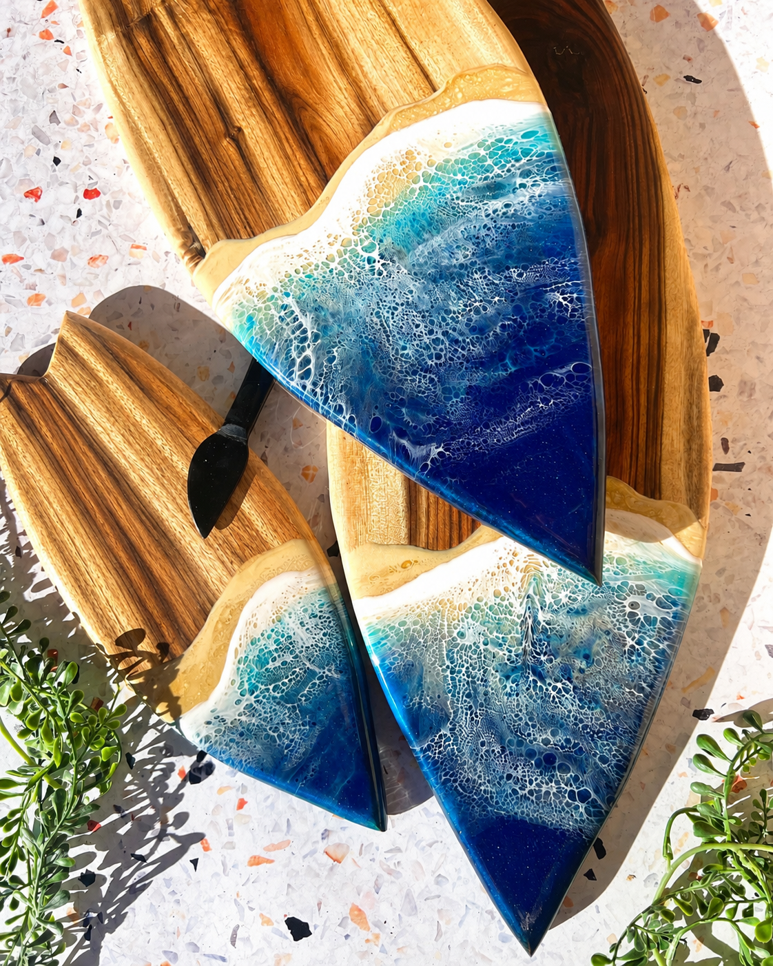 Large Surfboard Resin Cheeseboard