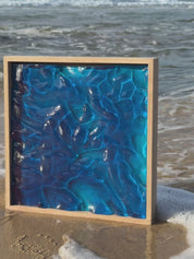 "Cove" - Dark Blue & Aqua