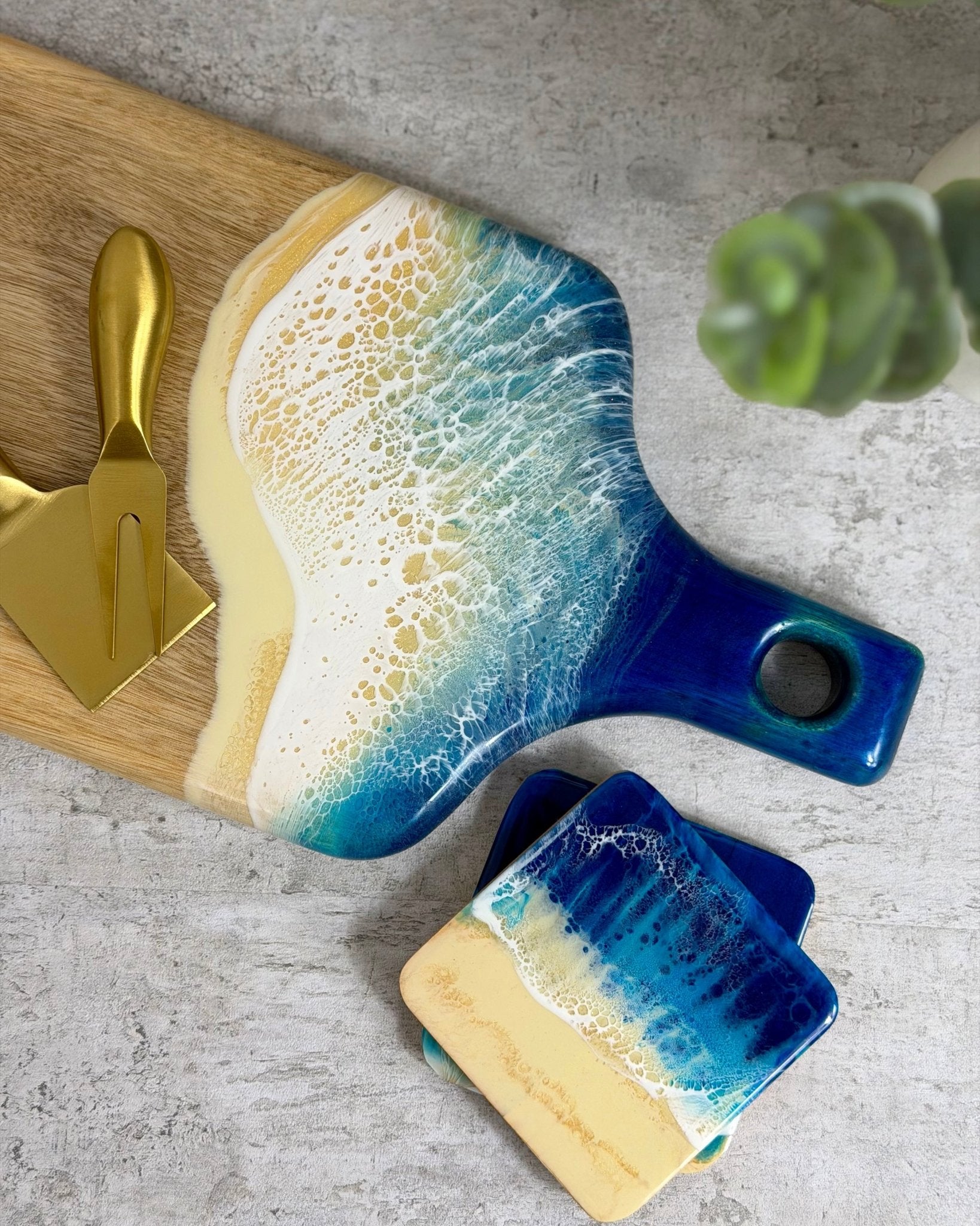 Rectangle Paddle Resin Cheeseboard