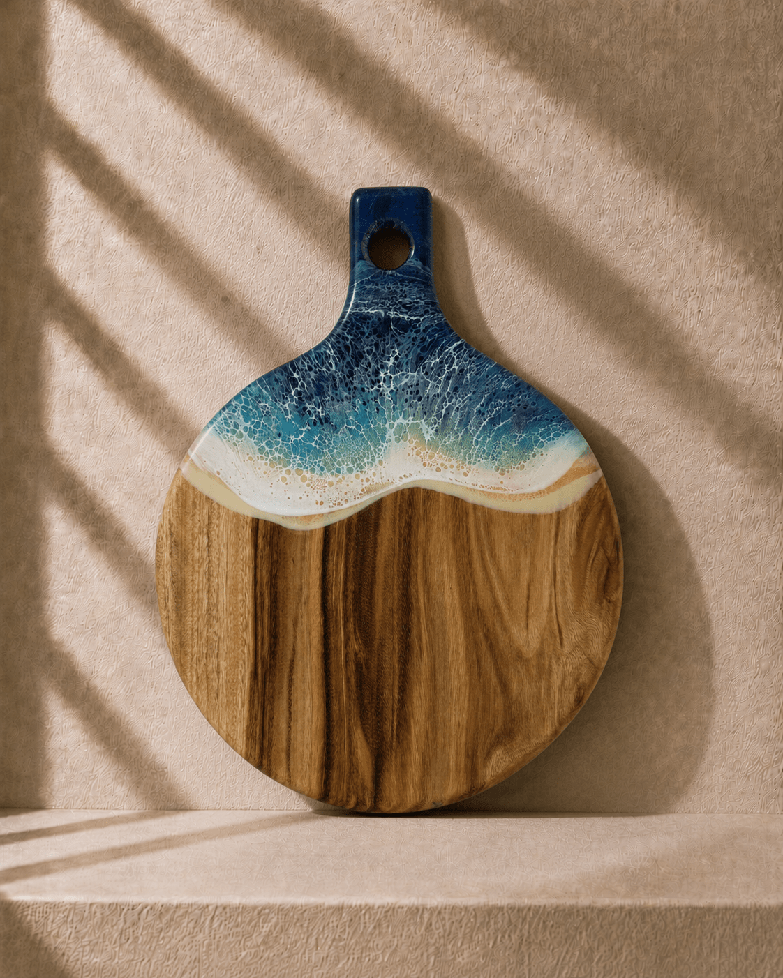 Personalised Round Paddle Cheeseboard