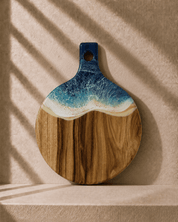 Personalised Round Paddle Cheeseboard