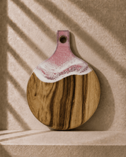 Personalised Round Paddle Cheeseboard