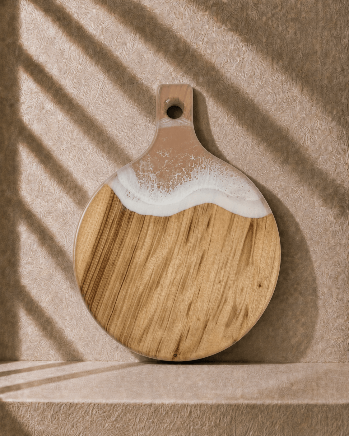 Personalised Round Paddle Cheeseboard