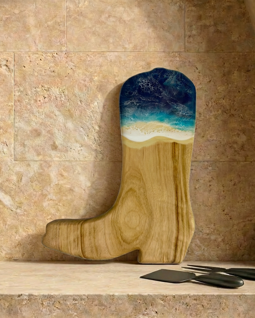 Cowboy Boot Cheeseboard