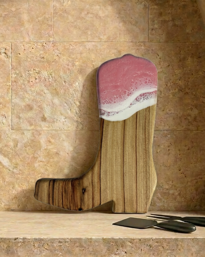 Cowboy Boot Cheeseboard